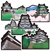 日本の城フォルムカードセット1