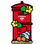 郵便局の一筆箋(夏)、郵便局のオリジナルシール(夏)、夏のポスト型はがき(ヤドカリ) 発売のお知らせ